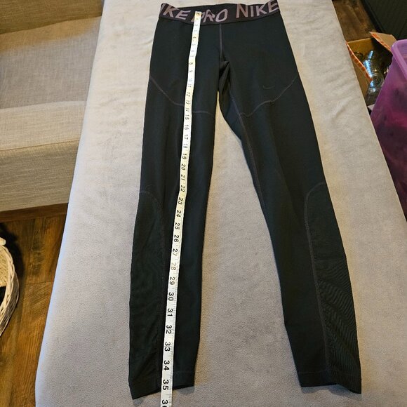 Nike Dri-Fit Mesh Women's Leggings - Black - Size Medium - Picture 7 of 8